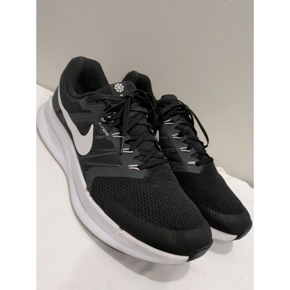 Nike Run Swift 3 Black White Men Sz 12 Running Sports Shoes Sneakers DR2695-002
